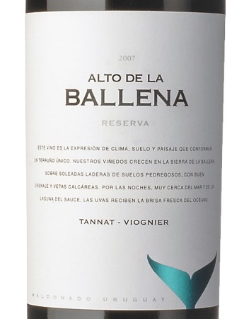 Alto de la Ballena Reserva Tannat Viognier