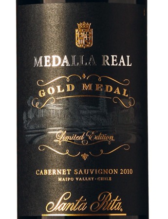 Cabernet Sauvignon Medalla Real GOLD MEDAL 2010 Santa Rita