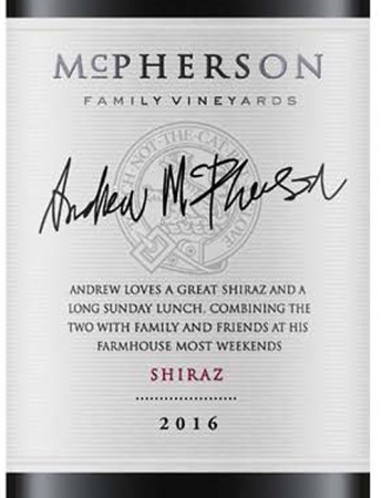 McPherson Shiraz Wein