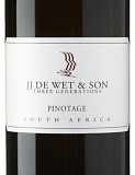 Pinotage 2018 JJ De Wet & Son Robertson