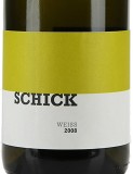 Weiss 2018 Weinbau Schick