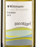 Grauer Burgunder 100 Hügel 2016 Wittmann
