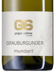 Grauburgunder Mundart 2025 Geiger und Söhne