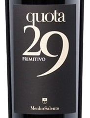 Primitivo Quota 29 IGT 2022 Menhir