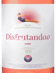 Disfrutando 0,0 Rosado Espumoso alkoholfrei